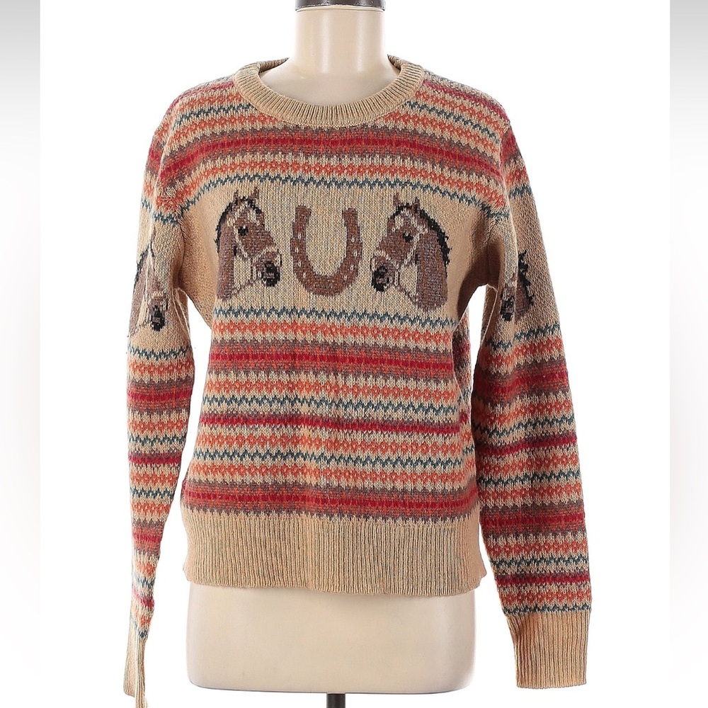 Kiel James Patrick Equine Horse Wool Sweater